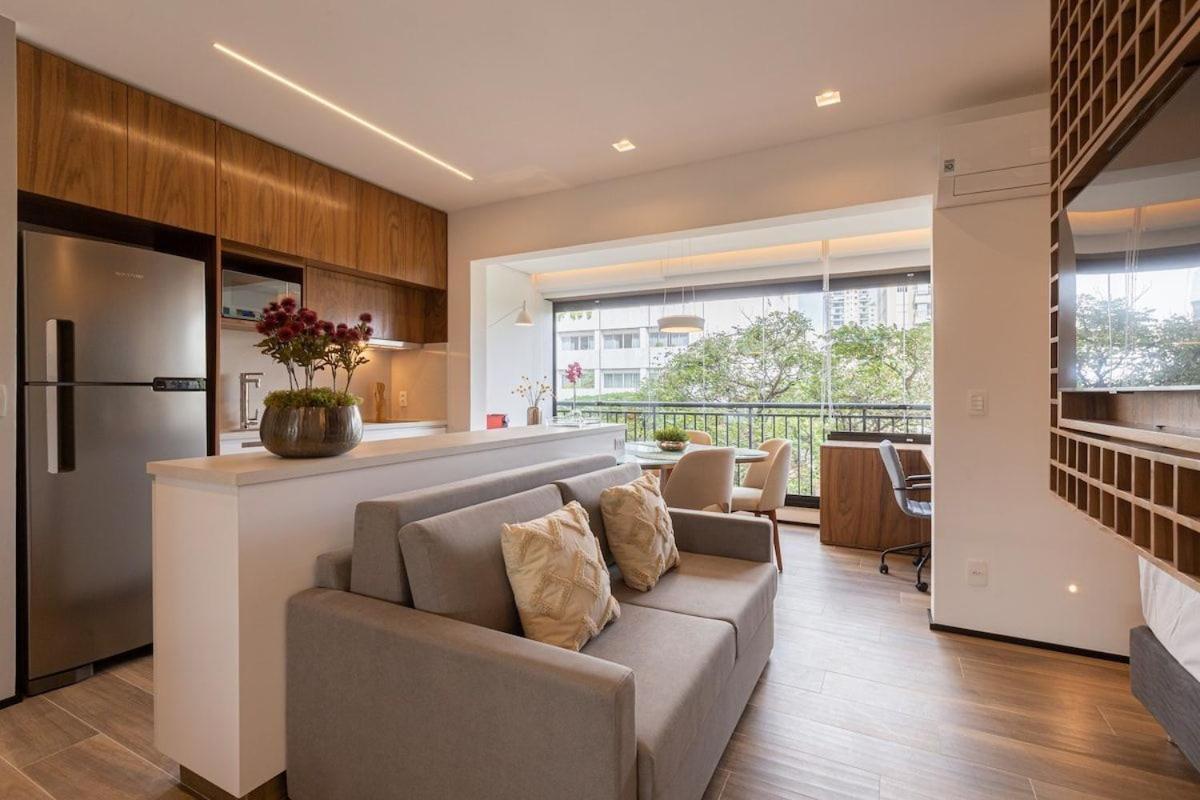 Easy Star - Luxuoso Studio No Coracao Do Campo Belo - Hc01H Appartement São Paulo Buitenkant foto