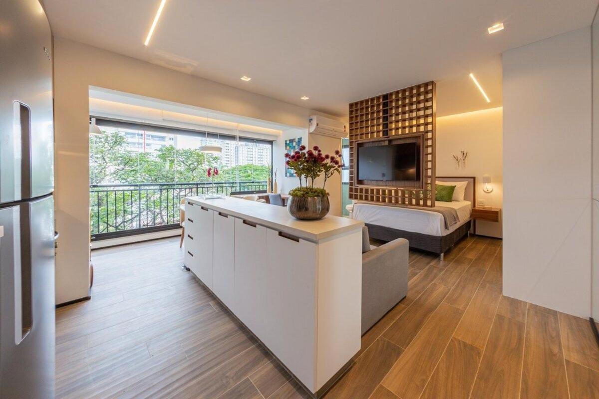 Easy Star - Luxuoso Studio No Coracao Do Campo Belo - Hc01H Appartement São Paulo Buitenkant foto