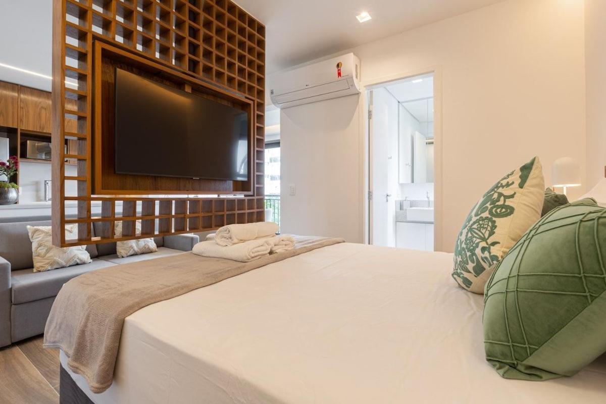 Easy Star - Luxuoso Studio No Coracao Do Campo Belo - Hc01H Appartement São Paulo Buitenkant foto