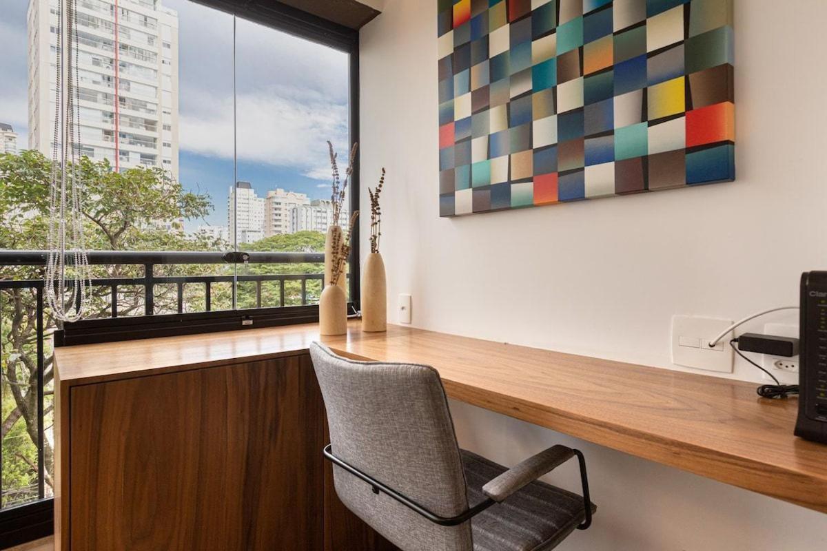 Easy Star - Luxuoso Studio No Coracao Do Campo Belo - Hc01H Appartement São Paulo Buitenkant foto